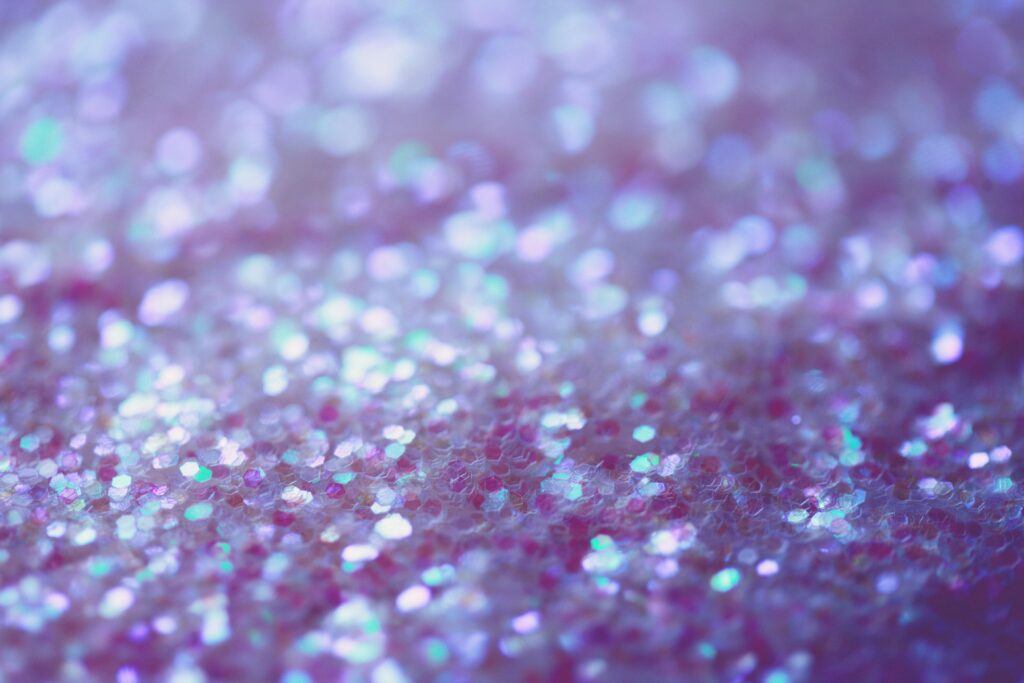 purple sparkles